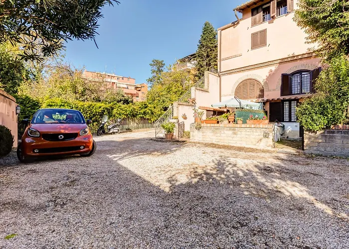 アパート Charming With Garden, Parking & Metro